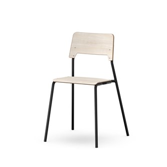 Stol Como FSC BX 4 ben sh 45 cm mellomstort sete svarte ben