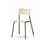 Stol Como FSC BX 4 ben sh 45 cm mellomstort sete svarte ben