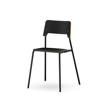 Stol Como FSC BX 4 ben sh 45 cm mellomstort sete svarte ben
