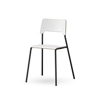 Stol Como FSC BX 4 ben sh 45 cm mellomstort sete svarte ben