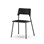 Stol Como FSC BX 4 ben sh 45 cm stort sete svarte ben