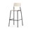 Stol Como FSC BX 4 ben sh 75 cm mellomstort sete svarte ben