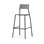 Stol Como FSC BX 4 ben sh 75 cm mellomstort sete svarte ben