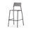 Stol Como FSC BX 4 ben sh 75 cm stort sete svarte ben