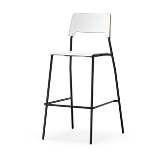 Stol Como FSC BX 4 ben sh 75 cm stort sete svarte ben