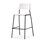 Stol Como FSC BX 4 ben sh 75 cm stort sete svarte ben