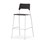 Stol Como FSC BX 4 ben sh 75 cm stort sete hvite ben