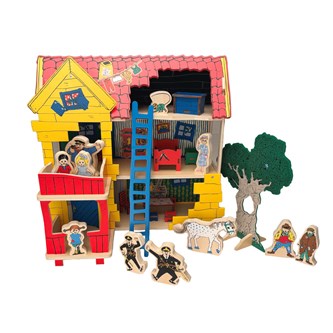 Pippi VIlla Villekulla med figurer 22 deler