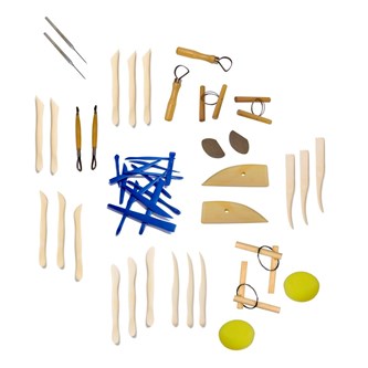 Verktøysett for leire