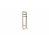 Flexi 28 garderobe 2-roms vegghengt m/sittebenk og karusellkrok