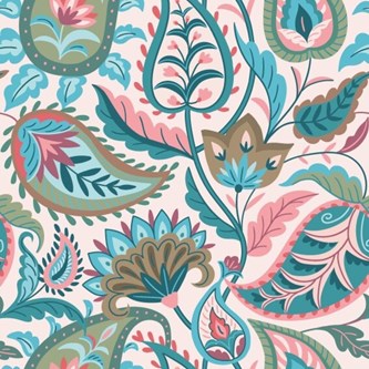 Poplin paisley 150 cm