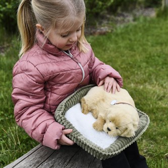 Terapihund som puster