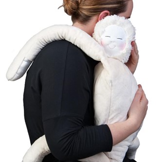 Klemmedukke som beroliger