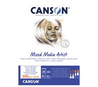 Maleblokk Canson Mixed Media 300 g A3