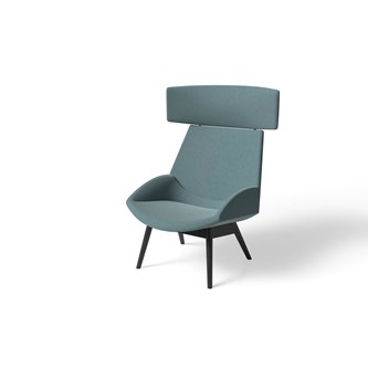 Lenestol Size svartbeiset ask