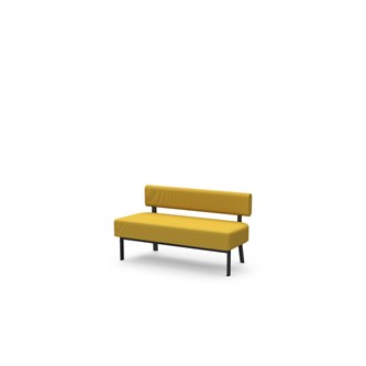 Frame 2-seter sittebenk med rygg