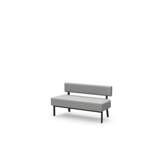 Frame 2-seter sittebenk med rygg