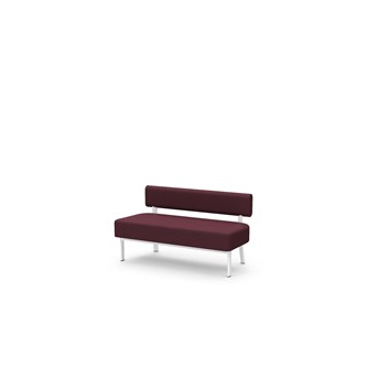 Frame 2-seter sittebenk med rygg