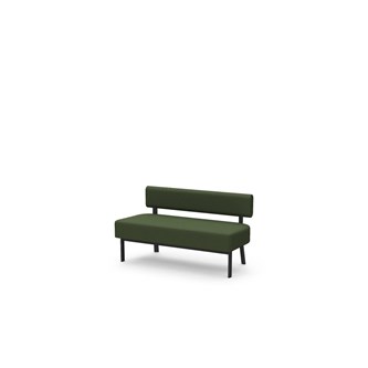 Frame 2-seter sittebenk med rygg