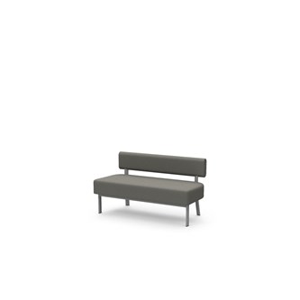 Frame 2-seter sittebenk med rygg