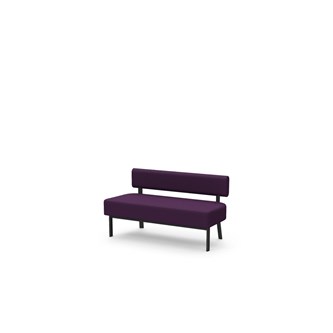 Frame 2-seter sittebenk med rygg