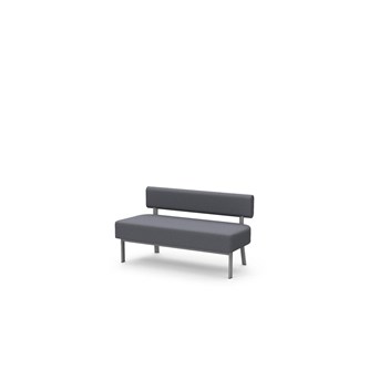 Frame 2-seter sittebenk med rygg