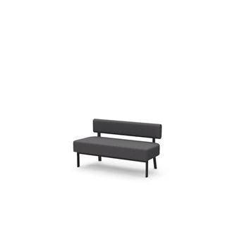 Frame 2-seter sittebenk med rygg
