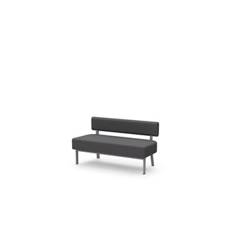 Frame 2-seter sittebenk med rygg