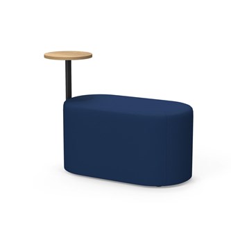 Frame sittepuff med sidebord