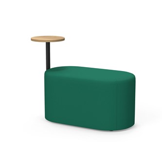 Frame sittepuff med sidebord