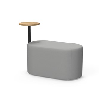 Frame sittepuff med sidebord