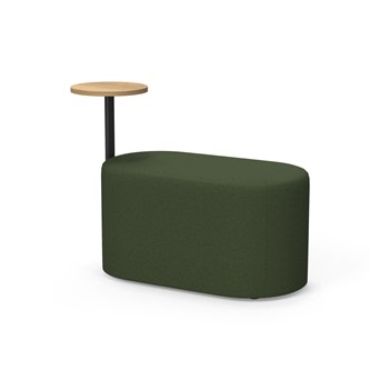 Frame sittepuff med sidebord