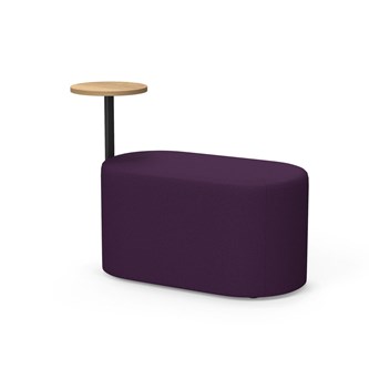 Frame sittepuff med sidebord