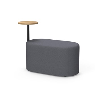 Frame sittepuff med sidebord