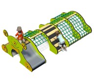 Teddy sklie med 3 klatrenett