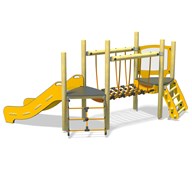 Peeku aktivitetstårn med taubro