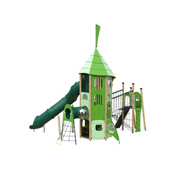 Klinten leketårn med hengebro