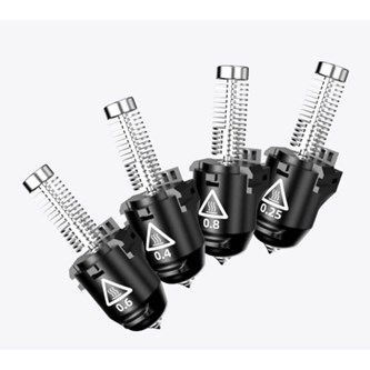 FLASHFORGE Nozzle Kit Spare part for Adventurer 5M/5M Pro, 4-pack