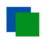 LEGO® grønn & blå byggeplate
