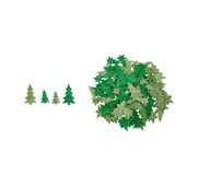 Mosegummi juletrær*