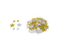 Dekorgrummi figurer stjerner 100 stk