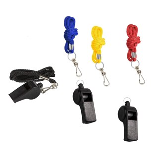 Fløyte av plast med snor 24 stk