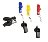 Fløyte av plast med snor 24 stk