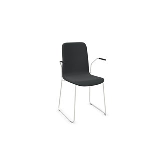 Stol Vapaa høy rygg helkledd meie hvit