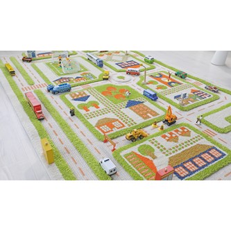 Leketeppe trafikk 100x150 cm