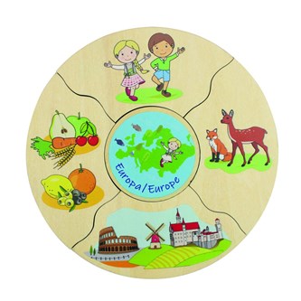 Kakespill kontinenter