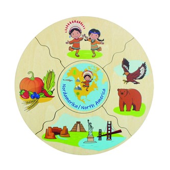 Kakespill kontinenter