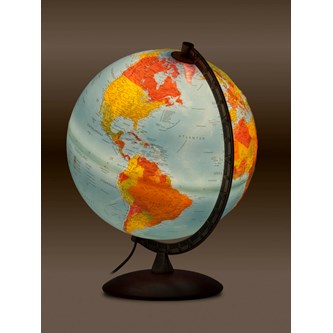 Globus med lys Ø30 cm