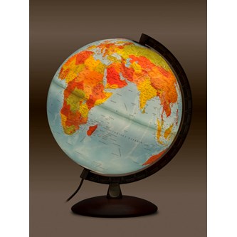 Globus med lys Ø30 cm