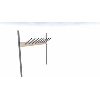 Wille støvelvegg 8 pinner